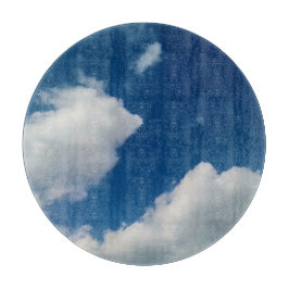 2つの柔らかい雲 カッティングボード