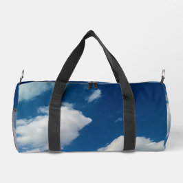 2つの柔らかい雲 ダッフルバッグ