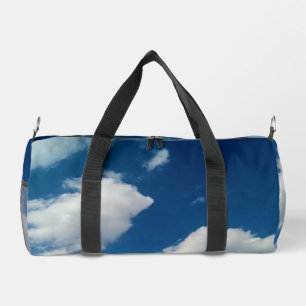 2つの柔らかい雲 ダッフルバッグ