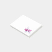 2つの梅の松のコーンスケッチアートそれをノートに投稿 ポストイット (アングル)