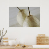 2つの梨のクローズアップ ポスター (キッチン)