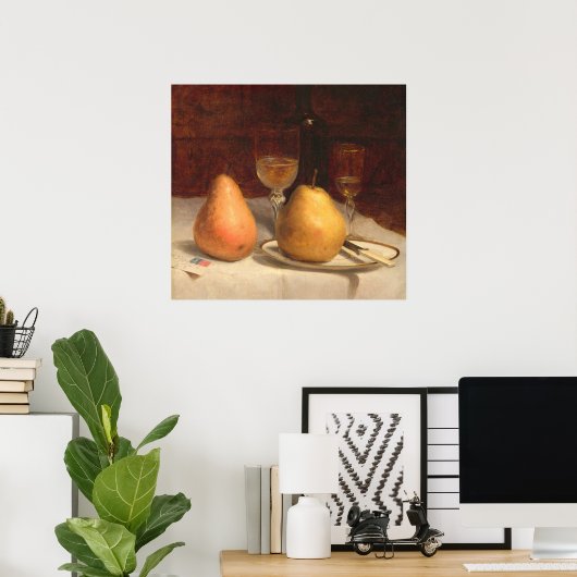 2つの梨 – サンフォードギフフォードファインアートポスター ポスター (ホームオフィス)