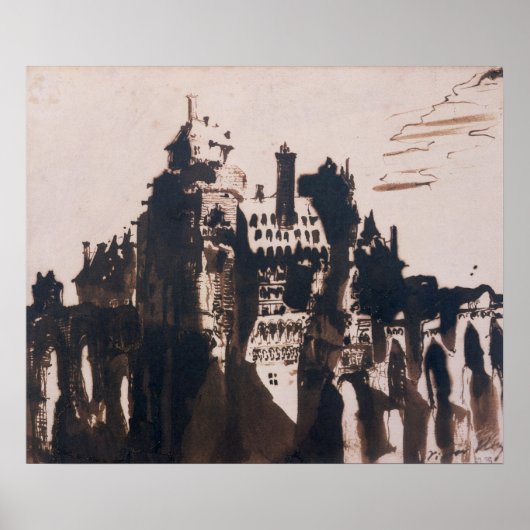 2つの橋によって強化されたシャトー ポスター (正面)