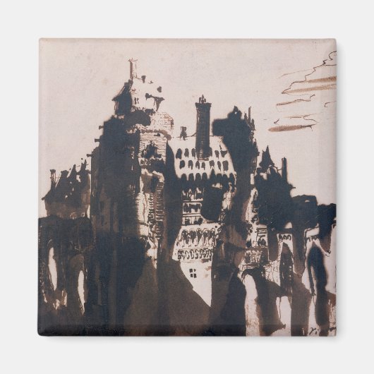 2つの橋によって強化されたシャトー マグネット (正面)