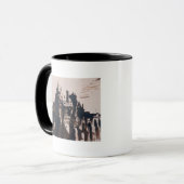 2つの橋によって強化される館 マグカップ (正面左)