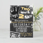 2つの正真正銘の誕生日 招待状 (スタンド正面)