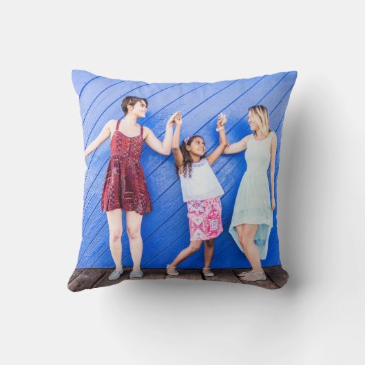 2つの母の日の写真よりも良い クッション (裏面)