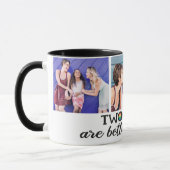 2つの母の日の写真よりも良い マグカップ (左)