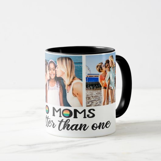 2つの母の日の写真よりも良い マグカップ (正面右)