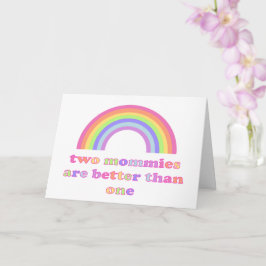 2つの母は1より良い – 母の日 カード