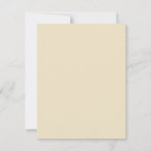 2つの水の色のアディロンドック結婚チェア 招待状 (裏面)