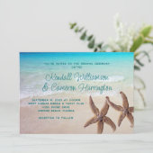 2つの海の星熱帯海沿岸結婚の 招待状 (スタンド正面)