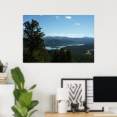 2つの海レイクアットグランドテトンナショナルパーク ポスター (ホームオフィス)