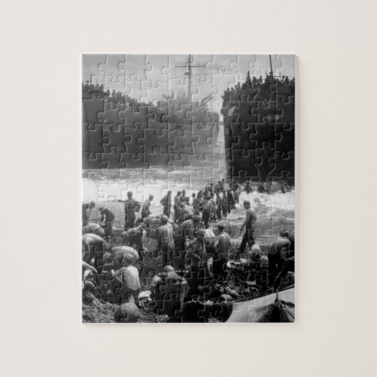 2つの海岸によって監視人を配置されるリストのopen_Warイメージ ジグソーパズル (縦)