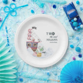 2つの海賊船マーメイド2歳の誕生日パーティー ペーパープレート (パーティー)