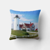 2つの灯台美しい クッション (裏面)