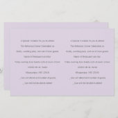 2つの特別なゲストインサート (正面/裏面)