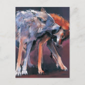 2つの狼2001 ポストカード (正面)