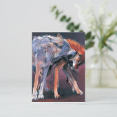 2つの狼2001 ポストカード (スタンド正面)