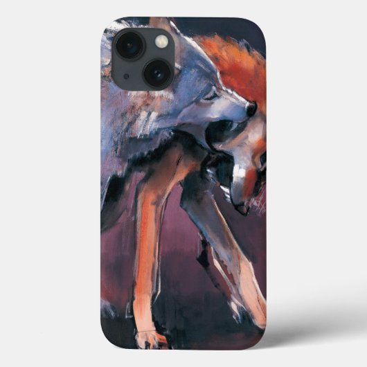 2つの狼2001 Case-Mate iPhoneケース (裏面)