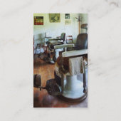 2つの理髪店の椅子 名刺 (裏面)