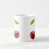 2つの甘いさくらんぼ コーヒーマグカップ (中央)