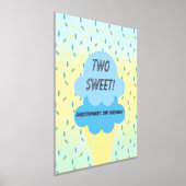 2つの甘いアイスクリーム2nd誕生日 箔ポスター (レイダウン)