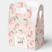2つの甘いイチゴ子供の誕生日 フェイバーボックス (オープン)