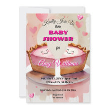 「2つの甘いエンドウ豆をパイに！」 - Twin Baby Girl Shower