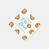 2つの甘いクッキーとミルク2nd誕生日パーティー スタンダードカクテルナプキン (角)