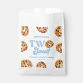 2つの甘いクッキーとミルク2nd誕生日パーティー フェイバーバッグ (正面)