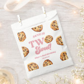 2つの甘いクッキーとミルク2nd誕生日パーティー フェイバーバッグ (クリップ留めされた状態)