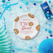 2つの甘いクッキーとミルク2nd誕生日パーティー ペーパープレート (パーティー)