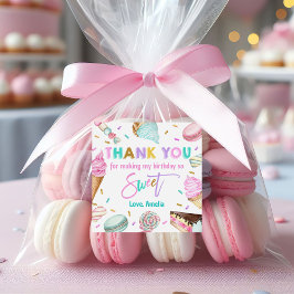 2つの甘いデザート2nd誕生日お気に入りステッカー シール