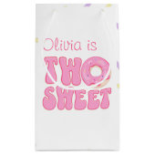 2つの甘いドーナツ スモールペーパーバッグ (裏面)