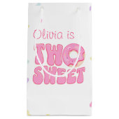 2つの甘いドーナツ スモールペーパーバッグ (正面)