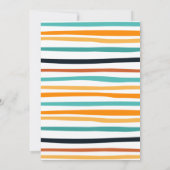 2つの甘いハロウィンキャンディ幽霊ツイン2nd誕生日 招待状 (裏面)