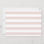 2つの甘いピンクのドーナツの女の子の写真2番目の誕生日 招待状 (裏面)