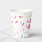 2つの甘い振りかける2nd誕生日 紙コップ (右)