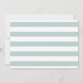 2つの甘い緑のドーナツ男の子の写真2番目の誕生日 招待状 (裏面)