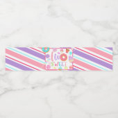 2つの甘い誕生日ウォーターボトルラベル ペットボトルラベル (シングルラベル)