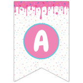 2つの甘い誕生日バナー バンティングフラッグ (第3の旗)