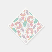 2つの甘い誕生日パーティー スタンダードカクテルナプキン (角)