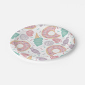 2つの甘い誕生日パーティー ペーパープレート (アングル)