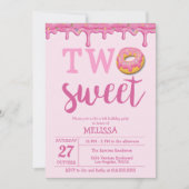 2つの甘い誕生日招待状 招待状 (正面)