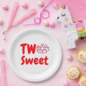 2つの甘い2番目の誕生日 ペーパープレート (パーティー)