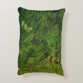 2つの白い蝶バイビンセントヴァンゴッホ アクセントクッション (裏面(縦))