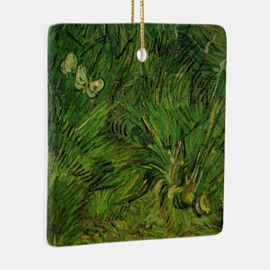 2つの白い蝶バイビンセントヴァンゴッホ セラミックオーナメント (右)