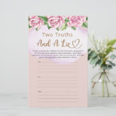 2つの真実と嘘の女の子の赤ちゃんシャワー (スタンド正面)