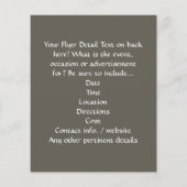 2つの砂のハートのビーチ、ロマンチックな海 チラシ (裏面)